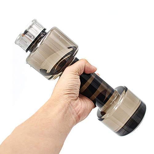 GYMVITALS Dumbbell Shape Gallon Water Bottle - 700 ml-Black Colour