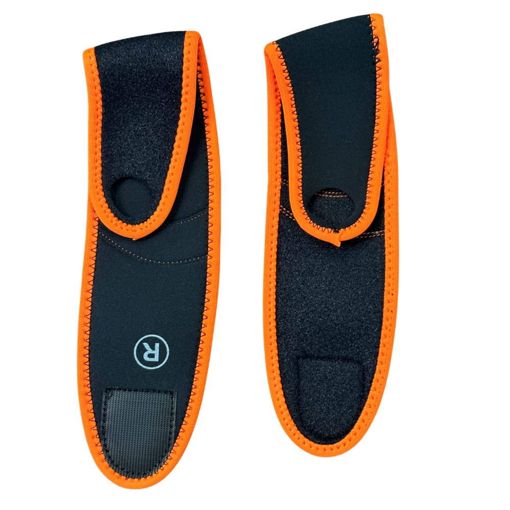 Gymvitals Neoprene Barbell Pads, Grip Pads, Weightlifting Grip Pads, Orange Color, 1 Pair